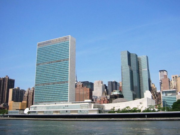 Sede da ONu em Nova York elaborada em conjunto com Le Cosbusier