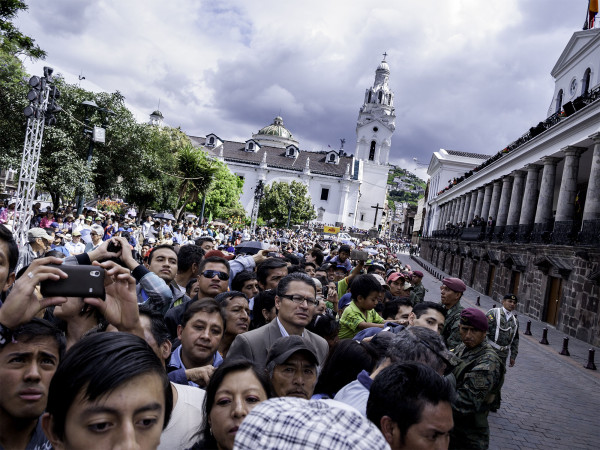 Acto de posesión del Presidente Correa, Quito-Ecuador