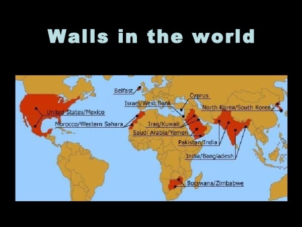 Alcuni dei muri nel mondo