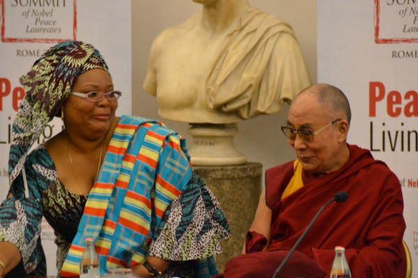 Leymah Gbowee e il Dalai Lama