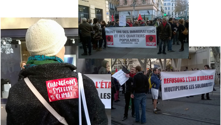 Manifestation à Marseille: Refusons l'Etat d'urgence et multiplions les solidarités!