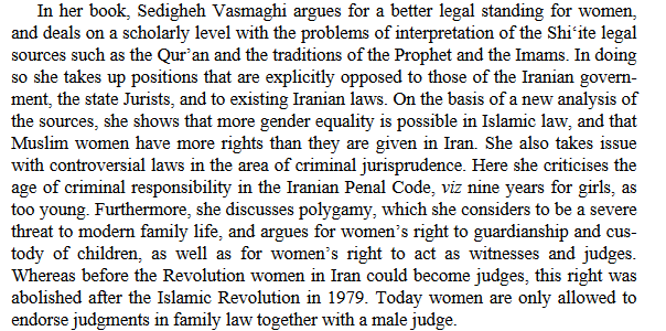 quotation sedigheh vasmaghi