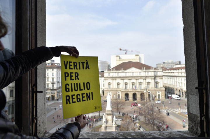verità x Giulio Regeni Palazzo Marino 2