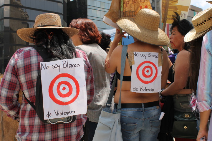 no soy blanco de violencia