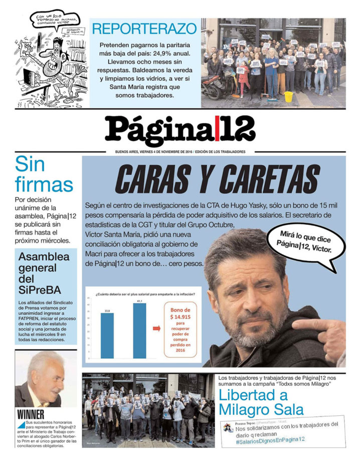 Imagen de Trabajadores de Página12.