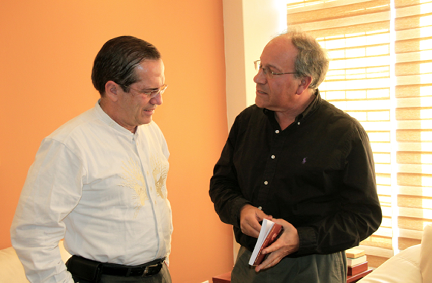 Canciller Patiño y Tomás Hirsch