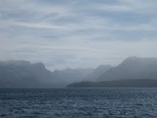 El viento remueve la ceniza volcánica depositada en zonas patagónicas