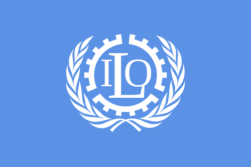 Bandeira da OIT - Organização Internacional do Trabalho