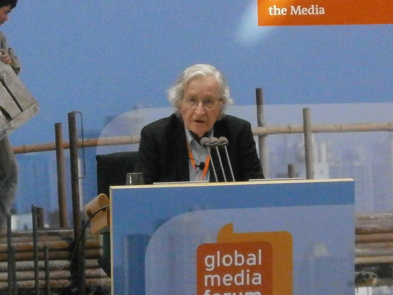 Chomsky at the Deutsche Welle Global Media Forum, Bonn, 2013