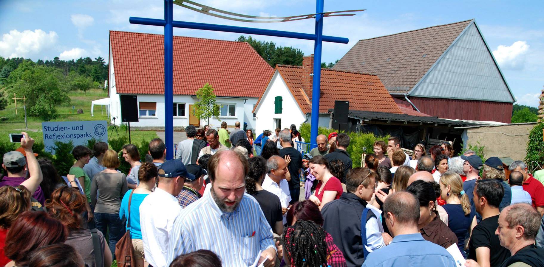 Gate of the Park of Study and Reflection, Schlamau, Germany