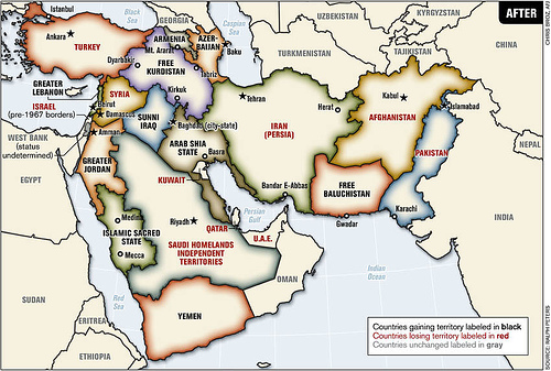 Nublado entonces Contribución Nuevo mapa imperial de Medio Oriente