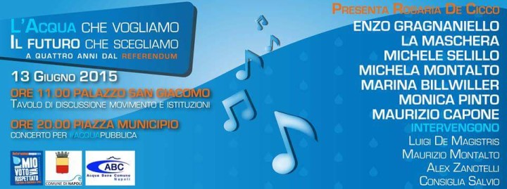 acqua pubblica napoli quattro anni referendum
