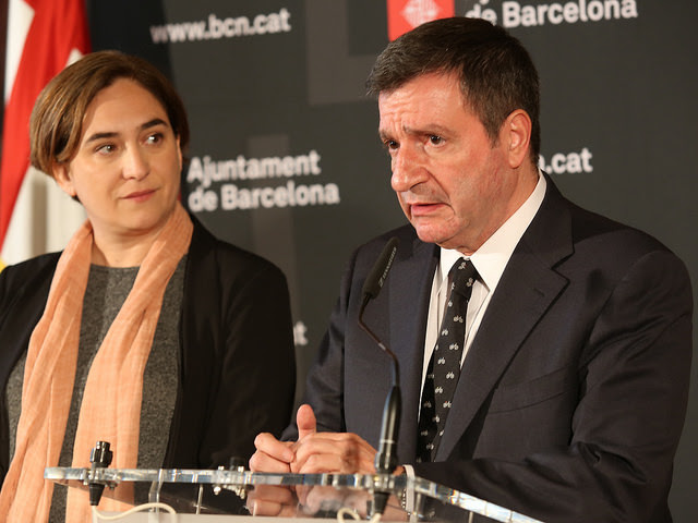 Alcaldes de Barcelona y Atenas