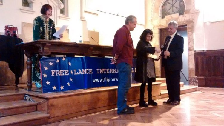 Premiazione Pressenza Premio Diritti Umani 2016