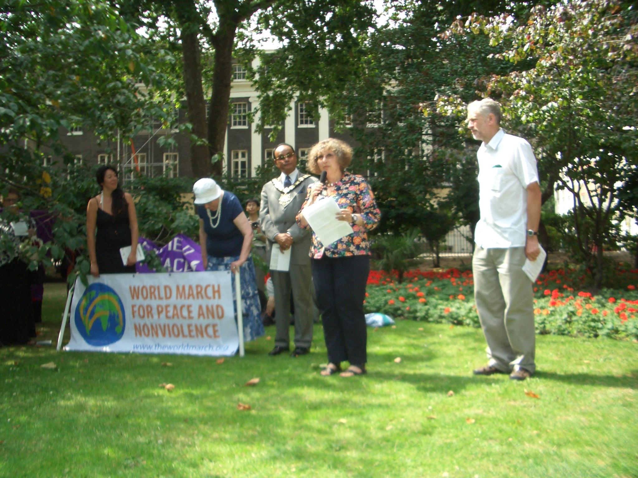 Hiroshima Day 2009: Launch of the World March for Peace and Nonviolence