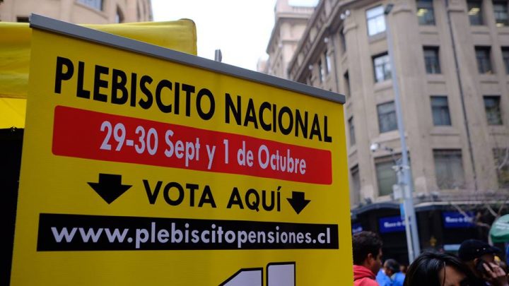 Χιλή: δημοψήφισμα για αξιοπρεπείς συντάξεις
