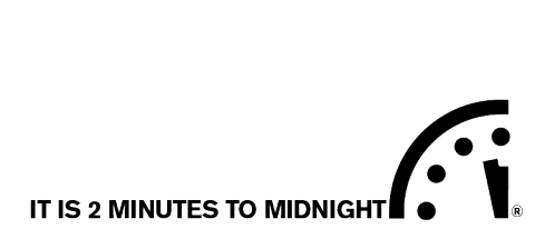 It is now 2 minutes to midnight!