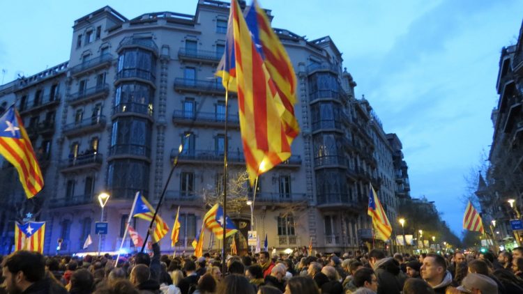Manifestación en Barcelona
