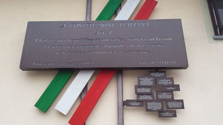 basi costituzionali costituzione italia