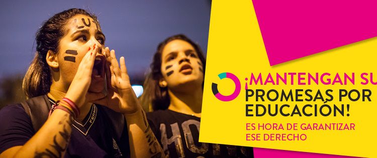 Mantengan sus promesas por la educación