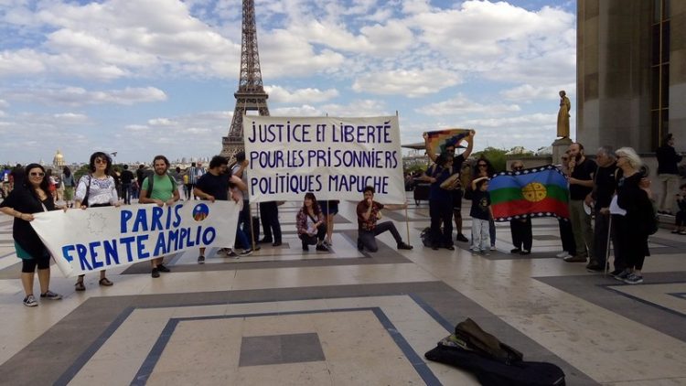 Soutien Peuple Nation Mapuche à Paris