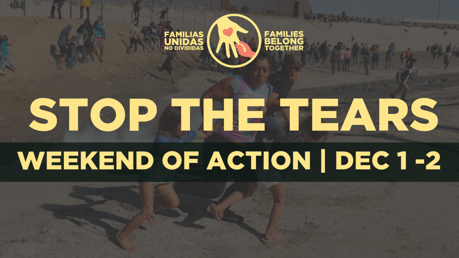 “Stop the Tears”, weekend of action on December 1 – 2