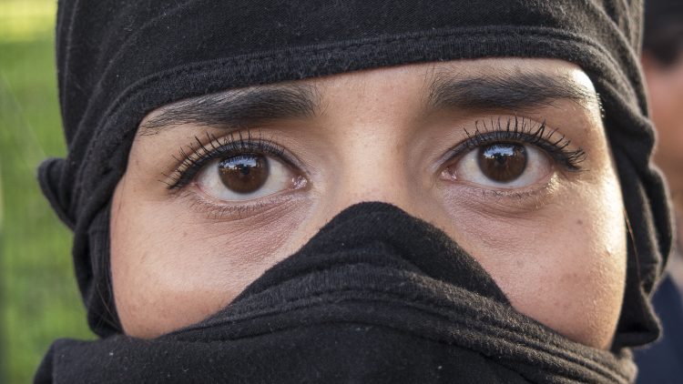 Participante de la marcha nacional #Vivas nos queremos