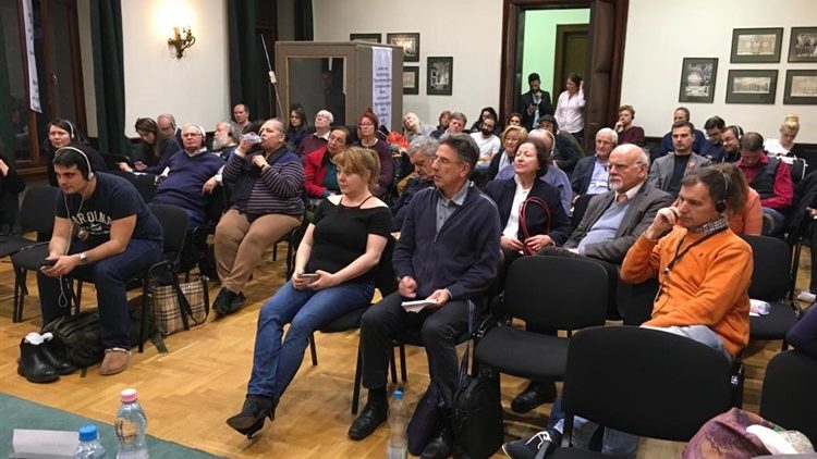 Aufmerksames Publikum in Budapest