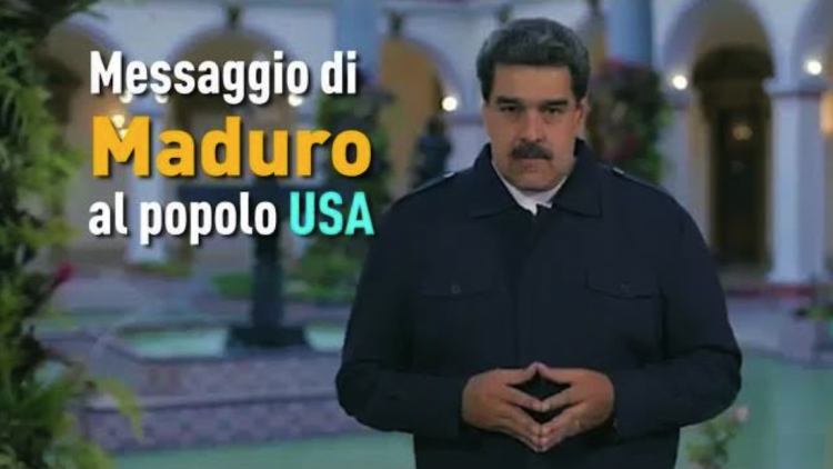 Messaggio fraterno di Maduro al popolo USA