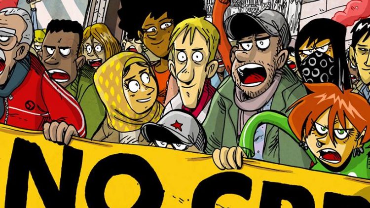 Milano, manifestazione contro il decreto Salvini e i CPR