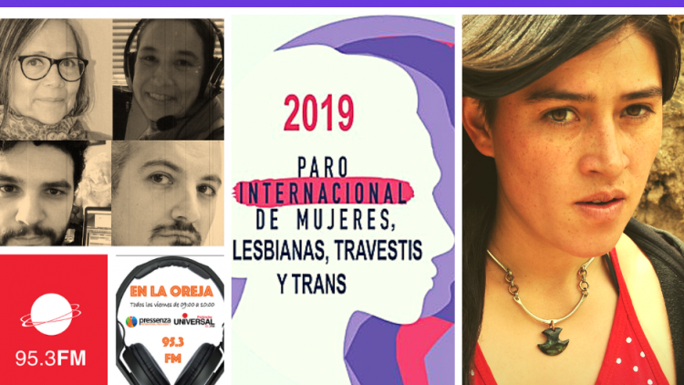 8M pressenza internacional en la oreja