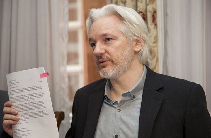 Conferenza stampa Assange