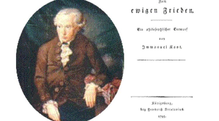 Immanuel Kant „Zum ewigen Frieden“ eine aktuelle Betrachtung