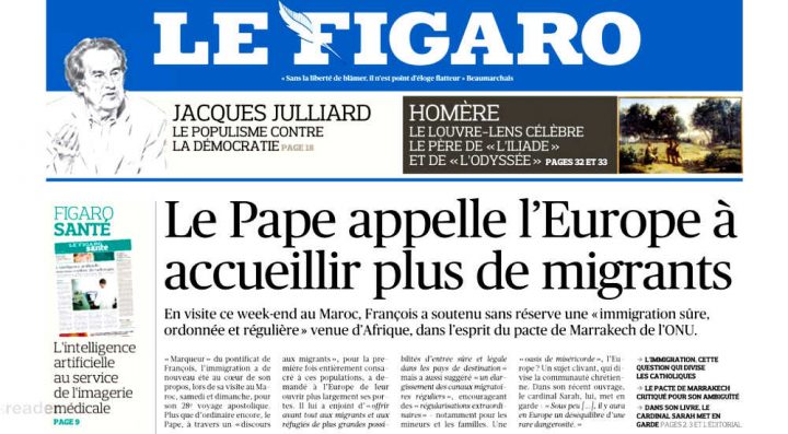 LeFigaro_1aprile_Papa