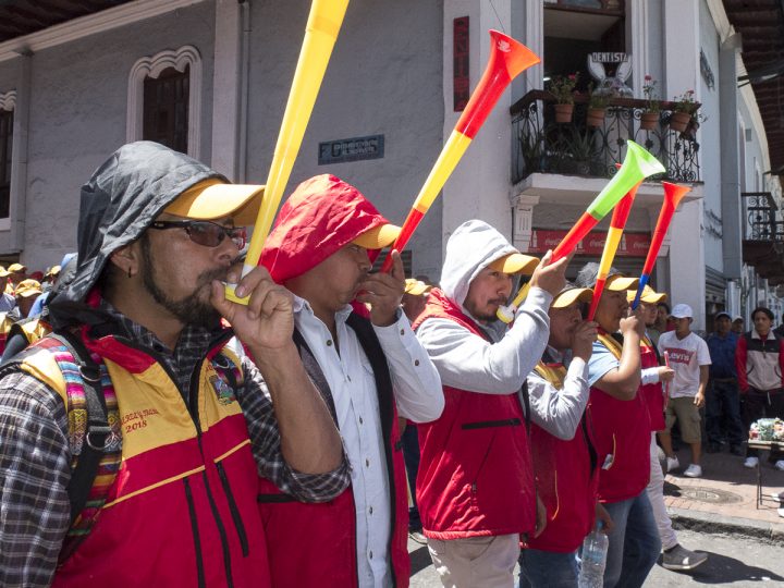 Marcha del 1 de Mayo en Quito