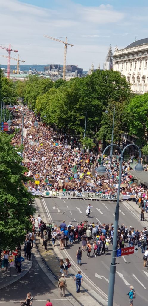 Demo für Klimaschutz