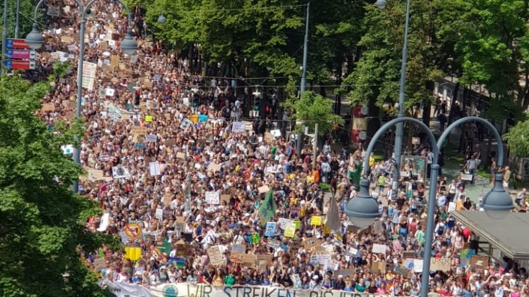Demo für Klimaschutz