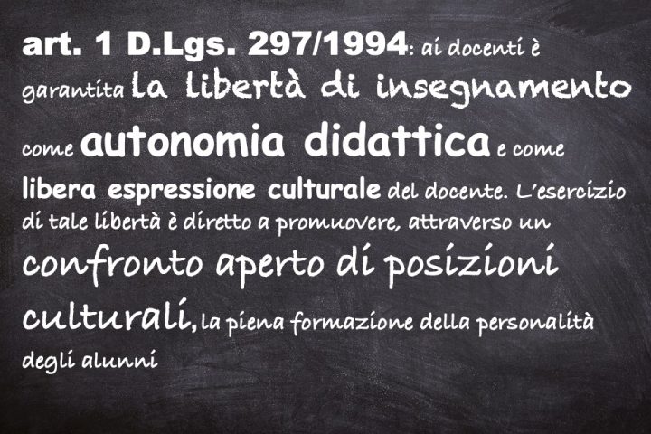 libertà di insegnamento