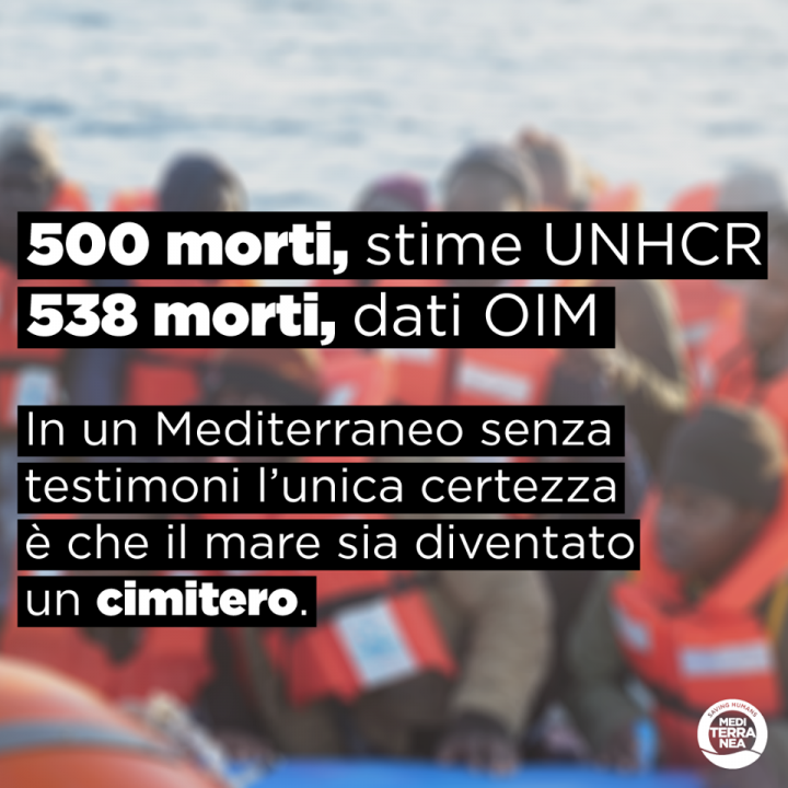 Appello a Mattarella per fermare l’ecatombe nel Mediterraneo