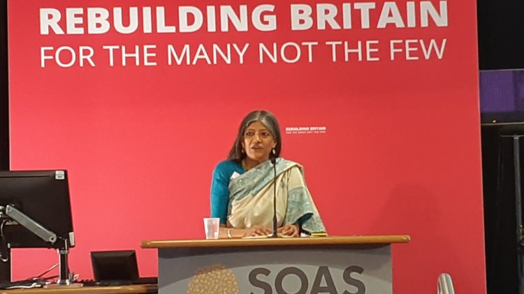 Jayati Ghosh, Professor of Economics, Jawaharlal Nehru University, speaking at the Labour Party's International Social Forum, July 13, 2019