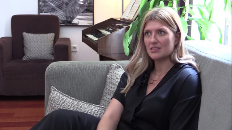 Beatrice Fihn, Executive Directo, International Campaign to Abolish Nuclear Weapons, interviewed for The Beginning of the End of Nuclear Weapons, in Madrid, 27 June 2018