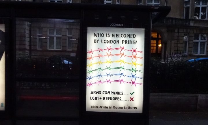 Lesbians and Gays Support the Migrants protest London Pride 2019 3