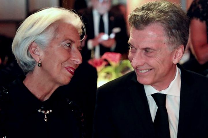 Mauricio Macri e Christine Lagarde