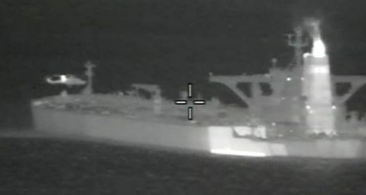Royal Marines seize Iranian tanker under orders from US