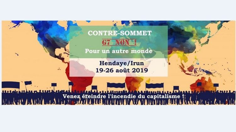 Corbeille | Aperçu Toni Antonucci Afrique, Contenu Original, Culture et Médias —Aucune étiquette Dernière modification 20/08/2019 Sélectionner Contre le G7, pour un autre monde. Mobilisations du 19 au 26 août à Hendaye-Irun ! “Contre le G7, pour un autre monde. Mobilisations du 19 au 26 août à Hendaye-Irun !” est verrouillé Contre le G7, pour un autre monde. Mobilisations du 19 au 26 août à Hendaye-Irun !