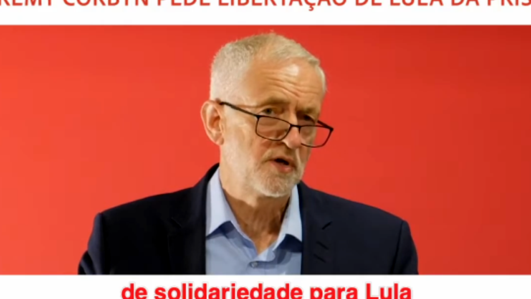 Jeremy Corbyn: “La prison de Lula est totalement inacceptable”