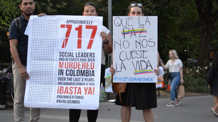 Un grito por la paz, presentes en más de cien ciudades de Colombia y el mundo.