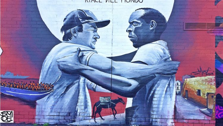 "Riace nel Mondo": Murales realizzato a Melbourne dallo street artist SMOE
