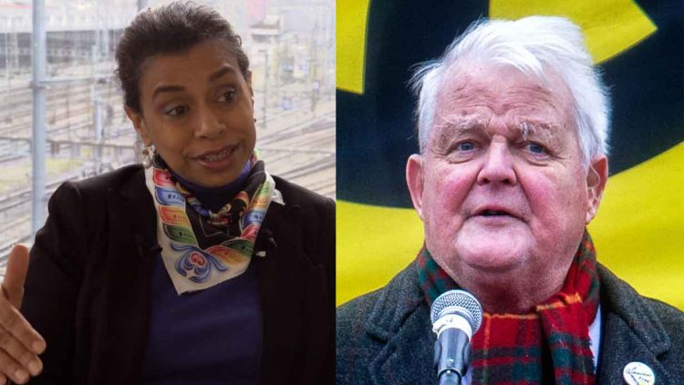 Séan MacBride Peace Priza Laureates for 2019, Elayne Whyte Gómez (Costa Rica) and Bruce Kent (UK)