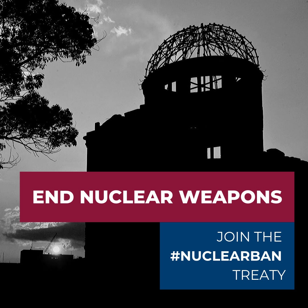 L'Italia firmi subito il Trattato di delle Armi Nucleari